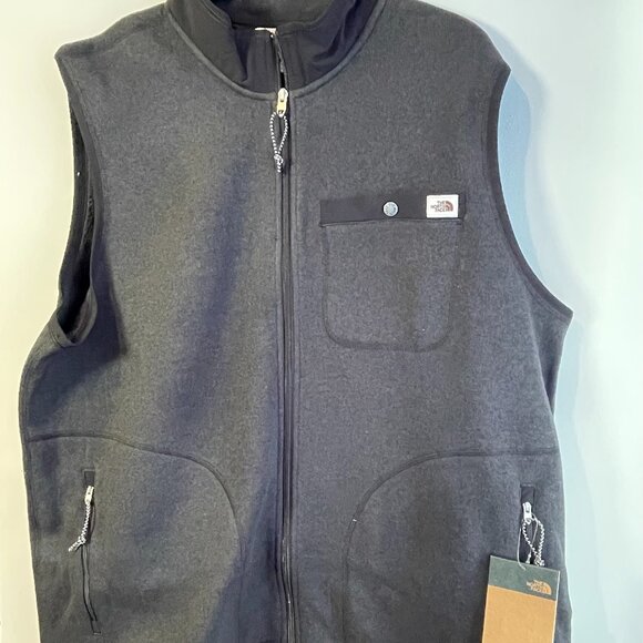 The North Face Grey Full Zip Gordon Lyons Vest - 2XL - NWT - Picture 3 of 7
